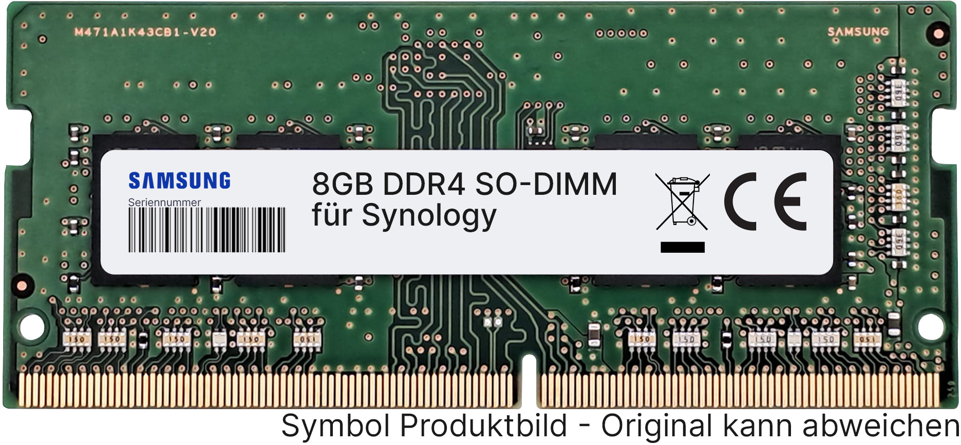 8GB DDR4 SO DIMM 3200MHz Hersteller: Samsung 1Rx8