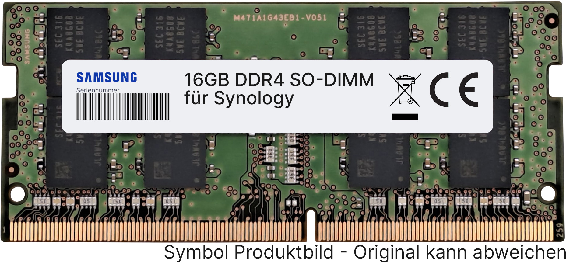 16GB DDR4 SO DIMM 3200MHz Hersteller: Samsung 2Rx8
